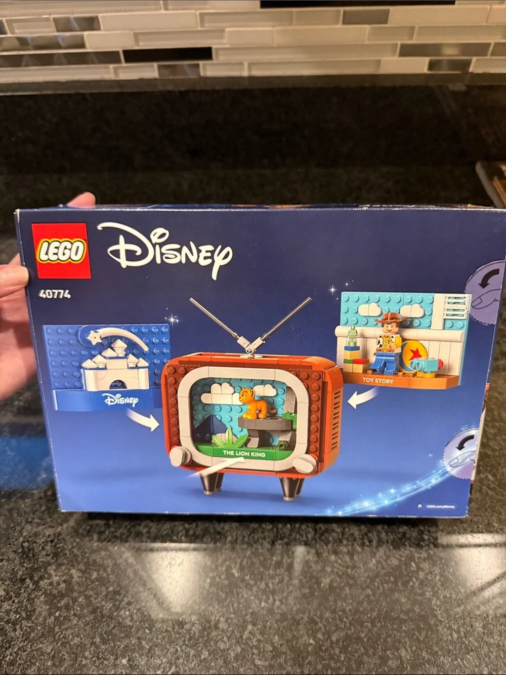 LEGO Disney Blue Brown Mini Movie Story Cube Building Set